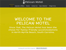 Tablet Screenshot of pelicanmotel.com